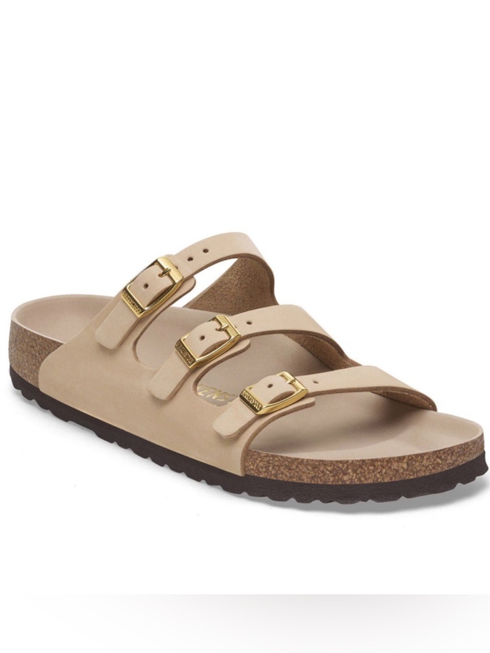 Birkenstock Florida Sandals Nubuck Sandcastle